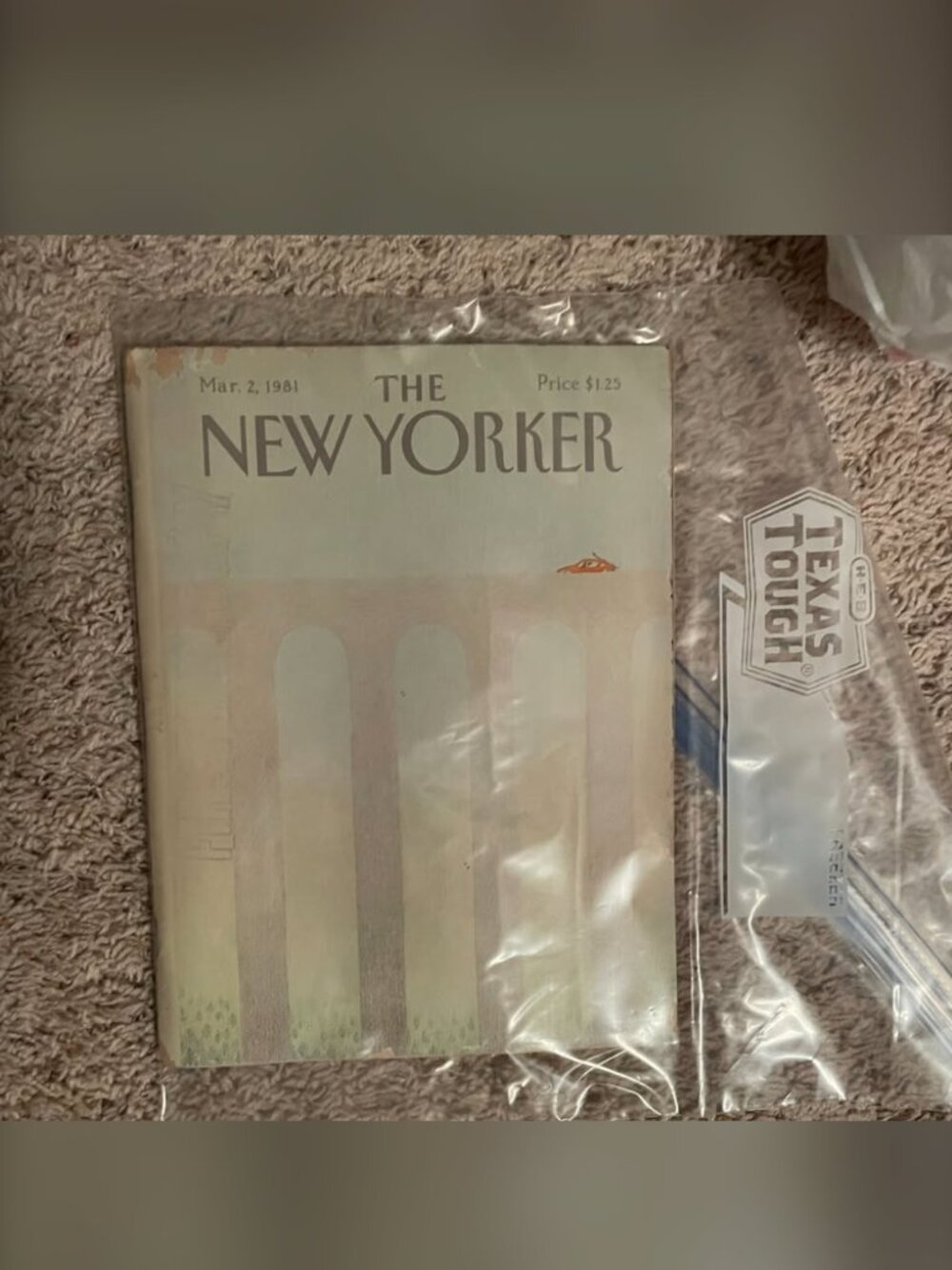 Vintage The New Yorker Magazine March 1981